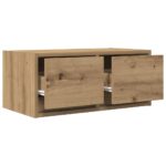 vidaXL TV stolíky 2 ks dub artisan 60x31x25,5 cm spracované drevo – Obrázok 5