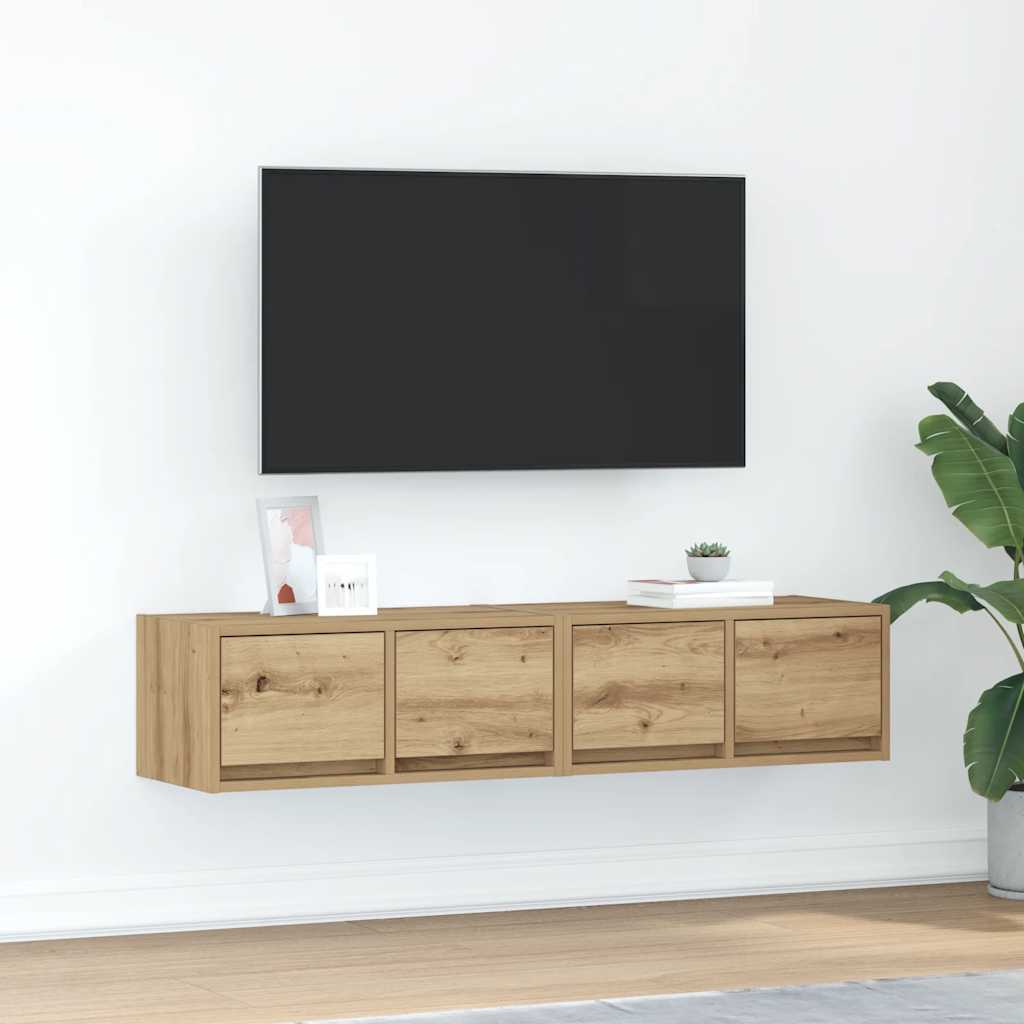 VXL8721158704269_m_en_hd_1.jpg vidaXL TV stolíky 2 ks dub artisan 60x31x25,5 cm spracované drevo – Obrázok 1