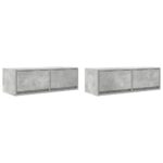 vidaXL TV skrinky 2 ks betónovo sivé 80x31x25,5 cm kompoz.drevo – Obrázok 2