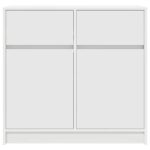 vidaXL Komoda so zásuvkou, biela 80x34x76 cm, kompozitné drevo – Obrázok 6