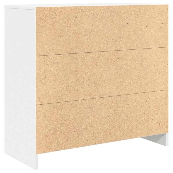 vidaXL Komoda so zásuvkou, biela 80x34x76 cm, kompozitné drevo – Obrázok 8