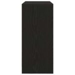 vidaXL Komoda so zásuvkou, dub čierny 80x34x76 cm, kompozitné drevo – Obrázok 7