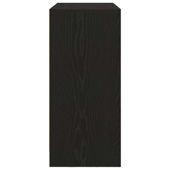 vidaXL Komoda so zásuvkou, dub čierny 80x34x76 cm, kompozitné drevo – Obrázok 7