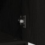 vidaXL Komoda so zásuvkou, dub čierny 80x34x76 cm, kompozitné drevo – Obrázok 10