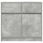 vidaXL Komoda so zásuvkou, betónovo sivá 80x34x76 cm, kompozitné drevo – Obrázok 6