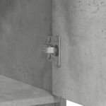 vidaXL Komoda so zásuvkou, betónovo sivá 80x34x76 cm, kompozitné drevo – Obrázok 10