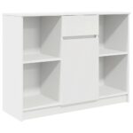 vidaXL Komoda so zásuvkou, biela 101x35x76 cm, kompozitné drevo – Obrázok 2