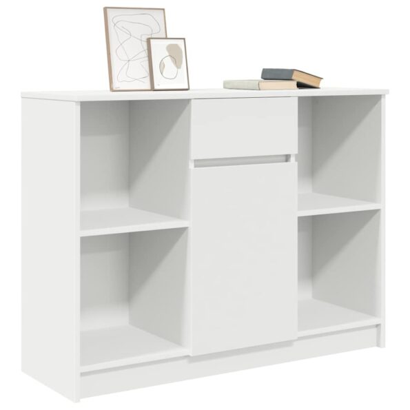 VXL8721158704818_g_en_hd_2.jpg vidaXL Komoda so zásuvkou, biela 101x35x76 cm, kompozitné drevo – Obrázok 4
