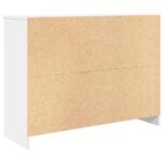 vidaXL Komoda so zásuvkou, biela 101x35x76 cm, kompozitné drevo – Obrázok 8