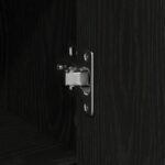 vidaXL Komoda so zásuvkou, dub čierny 101x35x76 cm, kompozitné drevo – Obrázok 11