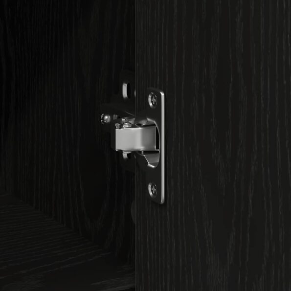 vidaXL Komoda so zásuvkou, dub čierny 101x35x76 cm, kompozitné drevo – Obrázok 11