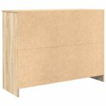 vidaXL Komoda so zásuvkou, dub sonoma 101x35x76 cm, kompozitné drevo – Obrázok 8