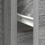 vidaXL Komoda so zásuvkou, sivá sonoma 101x35x76 cm, kompozitné drevo – Obrázok 12