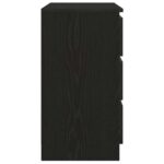 vidaXL Komoda so zásuvkou, dub čierny 71x35x65 cm, kompozitné drevo – Obrázok 7