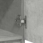 vidaXL Komoda so zásuvkou, betónovo sivá 71x35x65 cm, kompozitné drevo – Obrázok 11