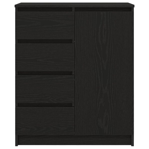 vidaXL Komoda so zásuvkami, dub čierny 71x35x84 cm, kompozitné drevo – Obrázok 6