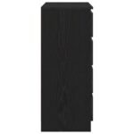 vidaXL Komoda so zásuvkami, dub čierny 71x35x84 cm, kompozitné drevo – Obrázok 7
