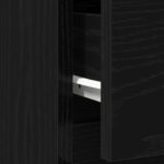 vidaXL Komoda so zásuvkou, dub čierny 71x35x84 cm, kompozitné drevo – Obrázok 12