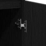 vidaXL Komoda so zásuvkou, dub čierny 71x35x84 cm, kompozitné drevo – Obrázok 11