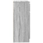vidaXL Komoda so zásuvkou, sivá sonoma 71x35x84 cm, kompozitné drevo – Obrázok 7