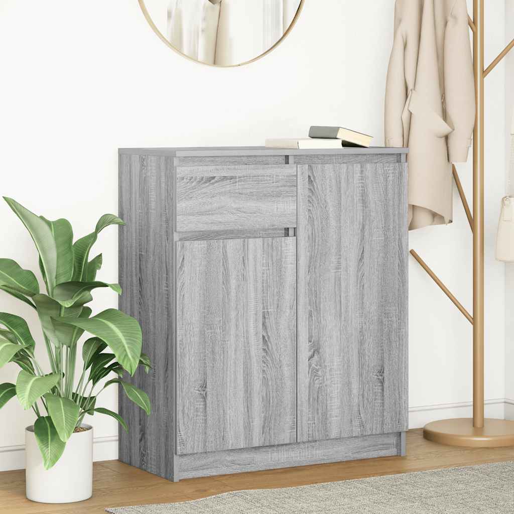 VXL8721158705136_m_en_hd_1.jpg vidaXL Komoda so zásuvkou, sivá sonoma 71x35x84 cm, kompozitné drevo – Obrázok 1