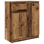 vidaXL Komoda so zásuvkou, staré drevo 71x35x84 cm, kompozitné drevo – Obrázok 2