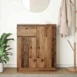 vidaXL Komoda so zásuvkou, staré drevo 71x35x84 cm, kompozitné drevo – Obrázok 3