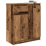 vidaXL Komoda so zásuvkou, staré drevo 71x35x84 cm, kompozitné drevo – Obrázok 4