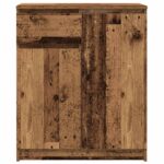 vidaXL Komoda so zásuvkou, staré drevo 71x35x84 cm, kompozitné drevo – Obrázok 6