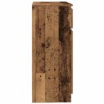 vidaXL Komoda so zásuvkou, staré drevo 71x35x84 cm, kompozitné drevo – Obrázok 7