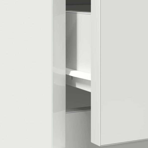 vidaXL Komoda so zásuvkou, biela 71x35x65 cm, kompozitné drevo – Obrázok 12