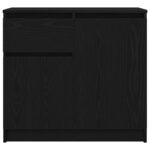 vidaXL Komoda so zásuvkou, dub čierny 71x35x65 cm, kompozitné drevo – Obrázok 6