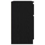vidaXL Komoda so zásuvkou, dub čierny 71x35x65 cm, kompozitné drevo – Obrázok 7