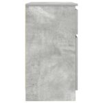 vidaXL Komoda so zásuvkou, betónovo sivá 71x35x65 cm, kompozitné drevo – Obrázok 7