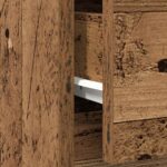 vidaXL Komoda so zásuvkou, staré drevo 71x35x65 cm, kompozitné drevo – Obrázok 12