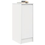 vidaXL Komoda, biela 29,5x34x76 cm, kompozitné drevo – Obrázok 4