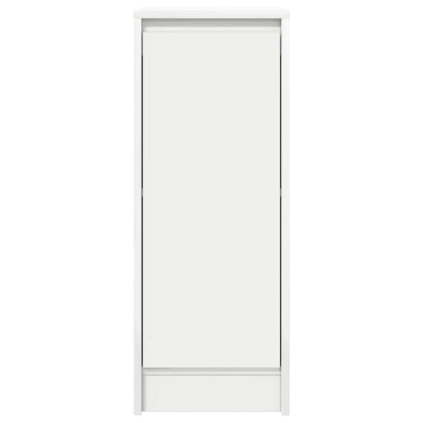 vidaXL Komoda, biela 29,5x34x76 cm, kompozitné drevo – Obrázok 6