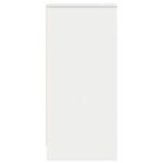 vidaXL Komoda, biela 29,5x34x76 cm, kompozitné drevo – Obrázok 7