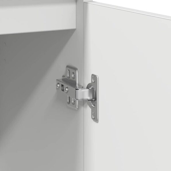 vidaXL Komoda, biela 29,5x34x76 cm, kompozitné drevo – Obrázok 11