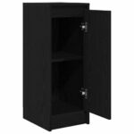 vidaXL Komoda dub čierny 29,5x34x76 cm kompozitné drevo – Obrázok 5