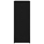 vidaXL Komoda dub čierny 29,5x34x76 cm kompozitné drevo – Obrázok 6