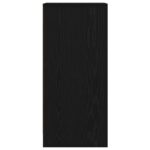vidaXL Komoda dub čierny 29,5x34x76 cm kompozitné drevo – Obrázok 7
