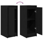 vidaXL Komoda dub čierny 29,5x34x76 cm kompozitné drevo – Obrázok 9