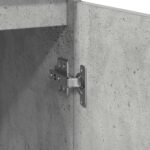 vidaXL Komoda betónovo sivá 29,5x34x76 cm kompozitné drevo – Obrázok 11