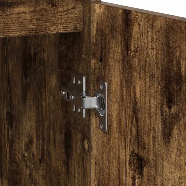 vidaXL Komoda dymový dub 29,5x34x76 cm kompozitné drevo – Obrázok 11