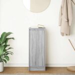 vidaXL Komoda sivý dub sonoma 29,5x34x76 cm kompozitné drevo – Obrázok 3