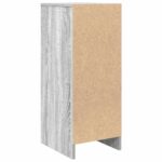vidaXL Komoda sivý dub sonoma 29,5x34x76 cm kompozitné drevo – Obrázok 8