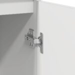 vidaXL Komoda, biela 57x34x76 cm, kompozitné drevo – Obrázok 10