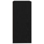 vidaXL Komoda dub čierny 57x34x76 cm kompozitné drevo – Obrázok 7