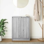 vidaXL Komoda sivá sonoma 57x34x76 cm kompozitné drevo – Obrázok 3